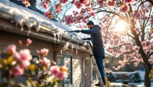 Dakgoot verstopt na de winter: de preventieve schoonmaakbeurt die lekkages voorkomt in het voorjaar