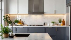 Keuken opknappen zonder aannemer: zelfklevende spatwand die bestand is tegen hitte