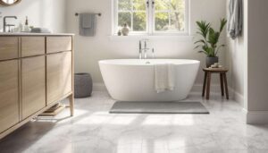 Nieuwe badkamervloer zonder slopen: het resultaat na één weekend dat iedereen verrast